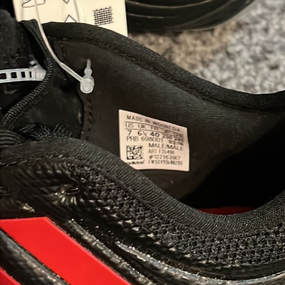 New Adidas Men's Copa Gloro 19.2 FG Soccer Cleats Black/Red Size 7 NWT - Picture 7 of 8